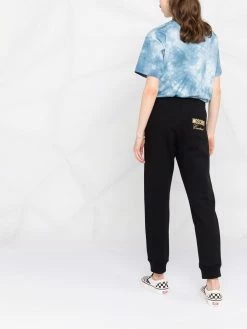 Moschino high-waisted cotton track pants