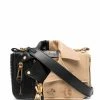 Moschino two-tone biker crossbody bag