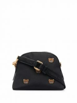 Moschino embroidered teddy bear crossbody bag