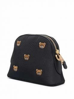 Moschino embroidered teddy bear crossbody bag