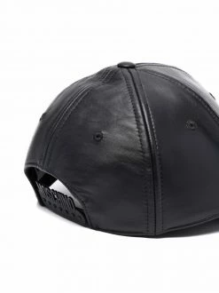 Moschino logo-plaque six-panel cap