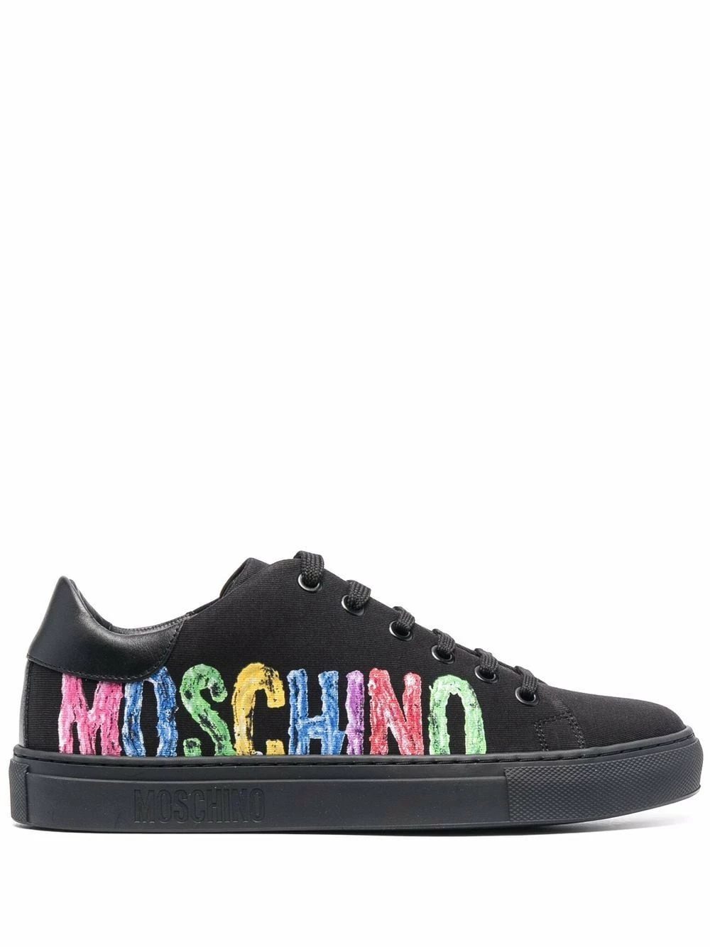 Outlet ๐ฏ Moschino Logo lettering low top trainers ๐ 3 Moschino logo-lettering low-top trainers