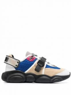 Moschino multi-panel lace-up sneakers