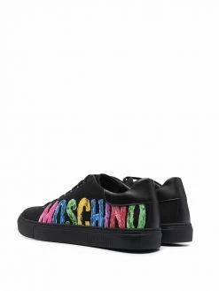 Moschino logo-print lace-up sneakers