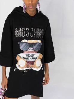 Best Pirce โจ Moschino Punk Teddy printed sweatshirt ๐ dress ๐ 10 Moschino Punk Teddy printed sweatshirt dress