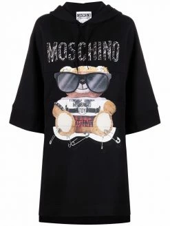 Moschino Punk Teddy printed sweatshirt dress