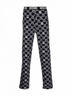 Moschino Double Question Mark print pyjama set