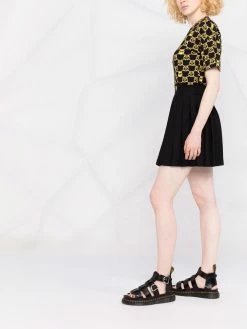 Moschino check grid print T-shirt