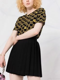 Moschino check grid print T-shirt