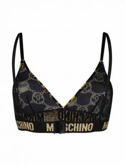 Moschino chain logo bra