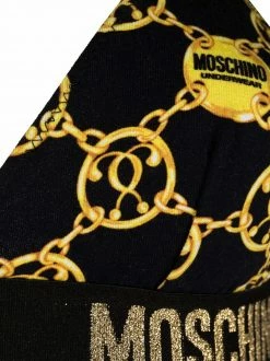 Moschino chain logo bra