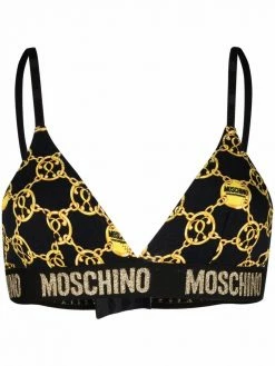 Moschino chain logo bra