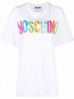Moschino 3D painted logo t-shirt