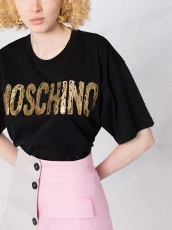 Moschino 3D painted logo jersey t-shirt
