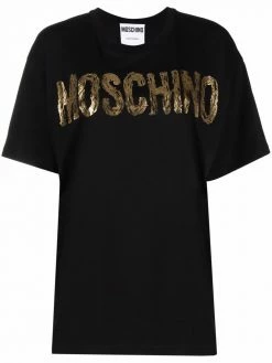 Moschino 3D painted logo jersey t-shirt