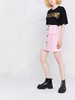 Moschino 3D painted logo jersey t-shirt