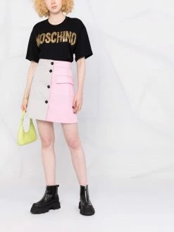 Moschino 3D painted logo jersey t-shirt