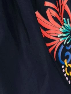 Moschino side print beach shorts