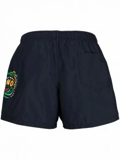 Moschino side print beach shorts