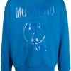 Moschino logo embossed sweatshirt