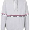 Moschino logo drawstring hoodie