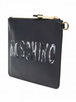 Moschino teddy print clutch bag