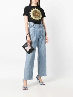 Moschino teddy print clutch bag