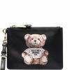 Moschino teddy print clutch bag