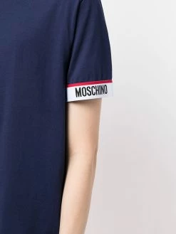 Moschino logo-tape detail T-shirt