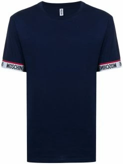 Moschino logo-tape detail T-shirt