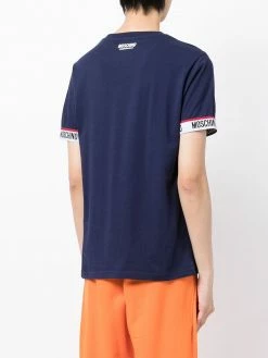 Moschino logo-tape detail T-shirt