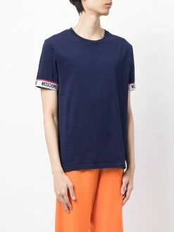 Moschino logo-tape detail T-shirt