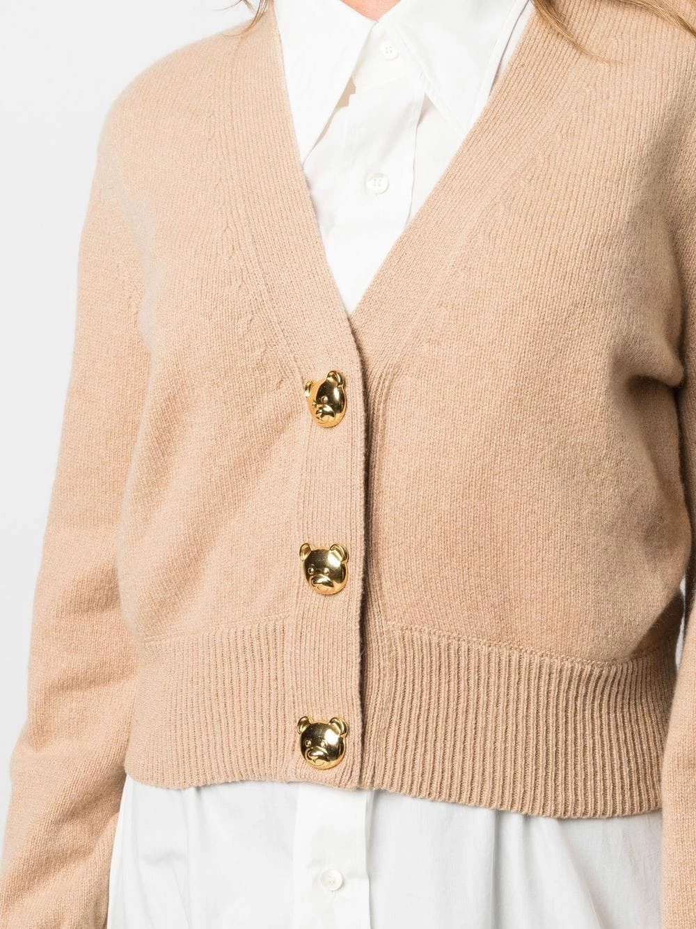 Budget π Moschino Cropped knitted cardigan π 7 Moschino cropped knitted cardigan