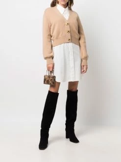 Moschino cropped knitted cardigan