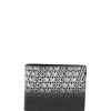 Moschino logo-print leather wallet