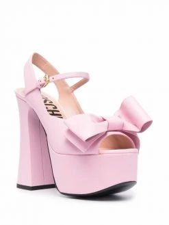 Moschino 140mm bow-detail platform sandals