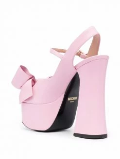 Moschino 140mm bow-detail platform sandals