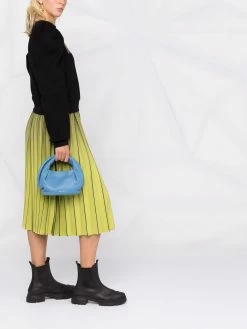 Moschino logo-print puff-sleeves sweatshirt