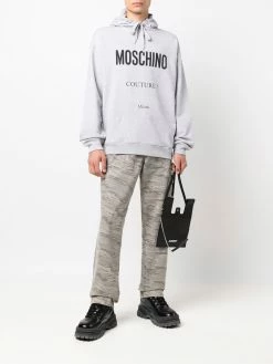 Moschino logo hoodie