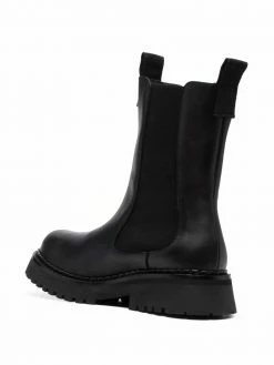 Moschino logo-print ankle boots