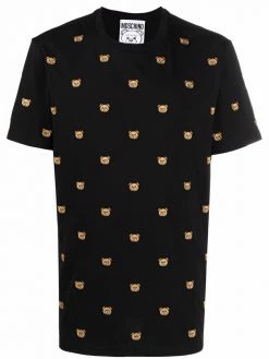 Moschino embroidered-motif short-sleeve T-shirt