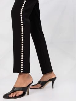 Moschino faux-pearl embellished trousers