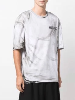 Moschino painterly-print logo T-shirt