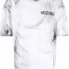 Moschino painterly-print logo T-shirt