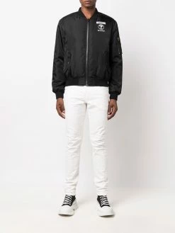 Promo ๐คฉ Moschino Logo printed bomber jacket ๐ 9 Moschino logo-printed bomber jacket