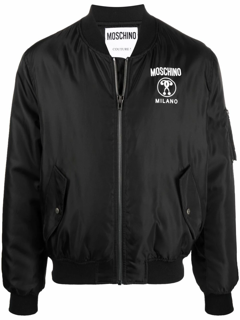 Promo ๐คฉ Moschino Logo printed bomber jacket ๐ 3 Moschino logo-printed bomber jacket