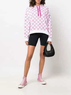 Moschino checked Question Mark hoodie