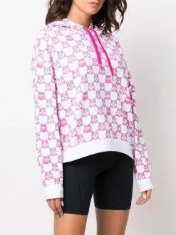 Moschino checked Question Mark hoodie