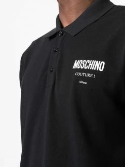 Moschino logo-print polo shirt