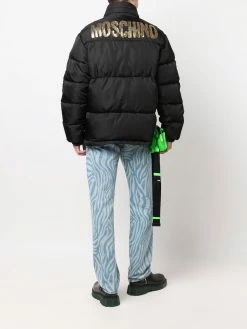 Flash Sale โจ Moschino Quilted down logo print ๐งฅ coat ๐ 9 Moschino quilted down logo-print coat